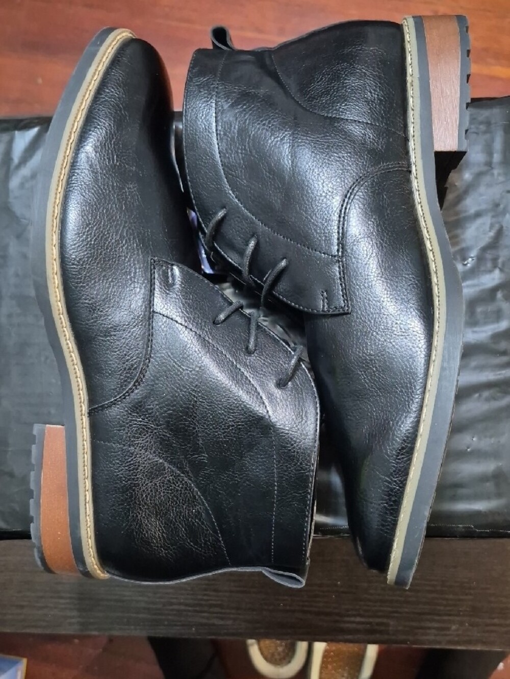 Sonoma Goods For Life Chukka Boots "LedgerBlack" (2023) M10/W11.5 New - Picture 7 of 10